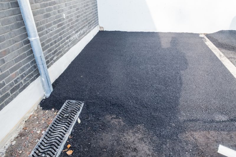 Gravel And Tar Paving